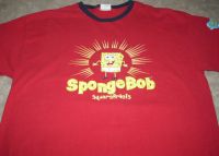 Spongebob SQUAREBRIEFS Squarepants Tshirt Sz XLarge